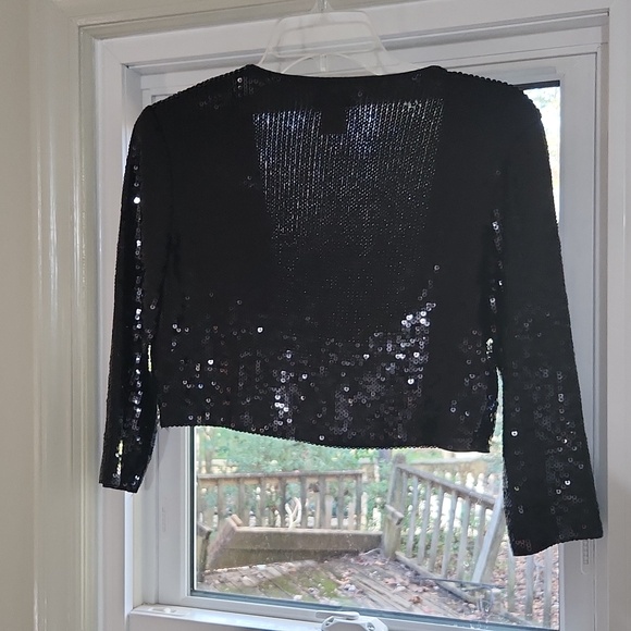 Cache sequined cropped cardigan S - Picture 3 of 3